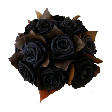 Ramo de 12 Rosas Negras 