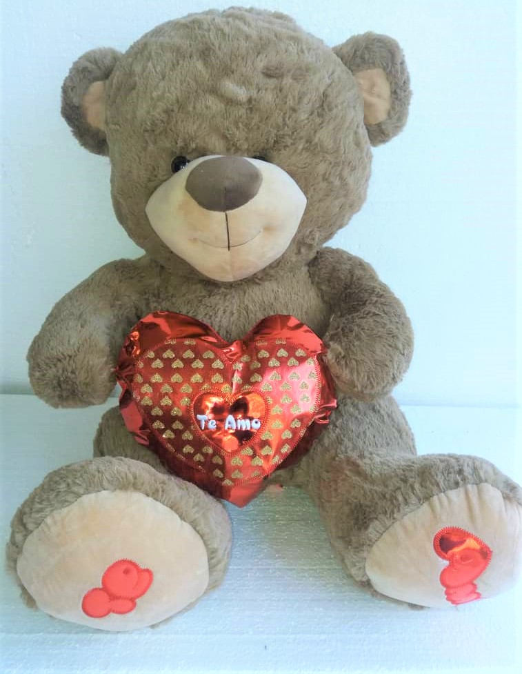 Oso Peluche con Corazn (70cm)